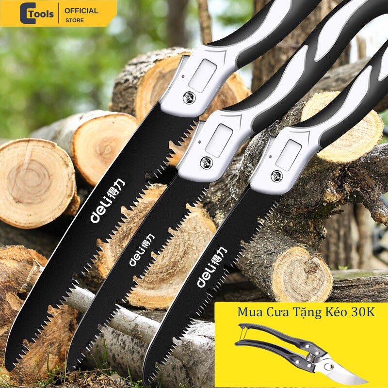 Cưa gỗ cầm tay mini có thể gấp gọn lưỡi cưa siêu sắc dành cho nhà vườn cưa cành cây