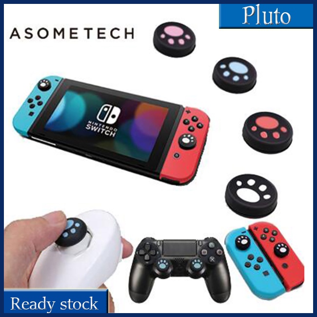 SONY (MớI) Nút BấM HìNh DấU Chân MèO Dễ Thương BằNg Silicon Cho Tay CầM Chơi Game Nintendo