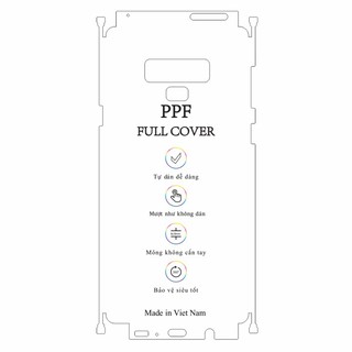 Dán dẻo PPF Samsung Note 9 mặt sau và viền