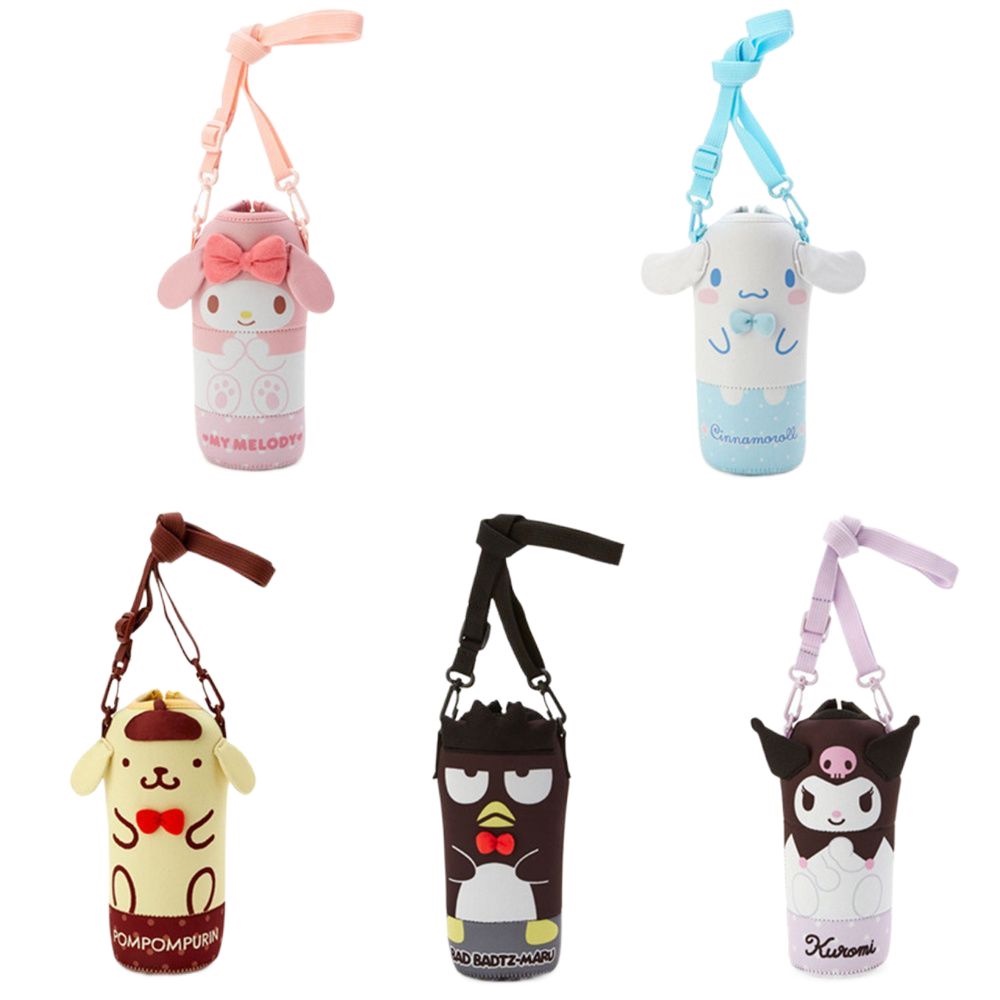 Túi Đựng Bình Nước Hình Kuromi Cinnamoroll Dễ Thương Giá Đỡ
