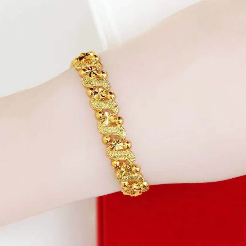 Vòng Tay Mạ VàNg ĐíNh Đá HìNh Hoa Xinh XắN