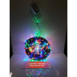 DÂY LED CHỚP CUỘN Q8 DÀI 100M MÀU VÀNG NẮNG, ĐỦ MÀU