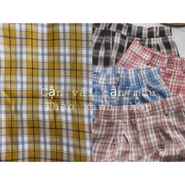 Hottrend quần ống rộng caro siêu đẹp | BigBuy360 - bigbuy360.vn