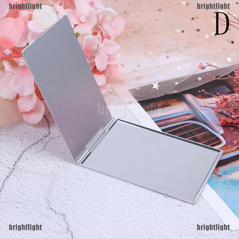 Gương trang điểm gấp gọn siêu mỏng có đèn LED