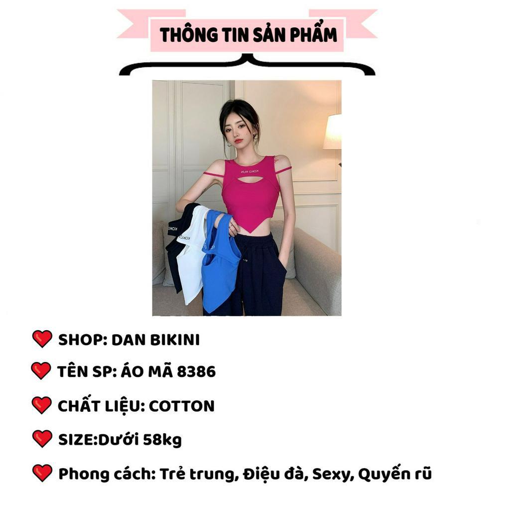 Áo Bra Nữ Cotton Cao Cấp Thiết Kế Vạt Chéo 2 Dây Sexy Hở Ngực Siêu Hót MÃ 8386