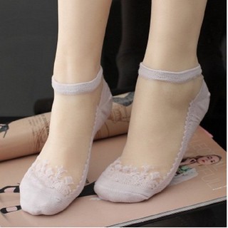 COMBO 10 ĐÔI TẤT REN CÔNG CHÚA CỔ NGẮN