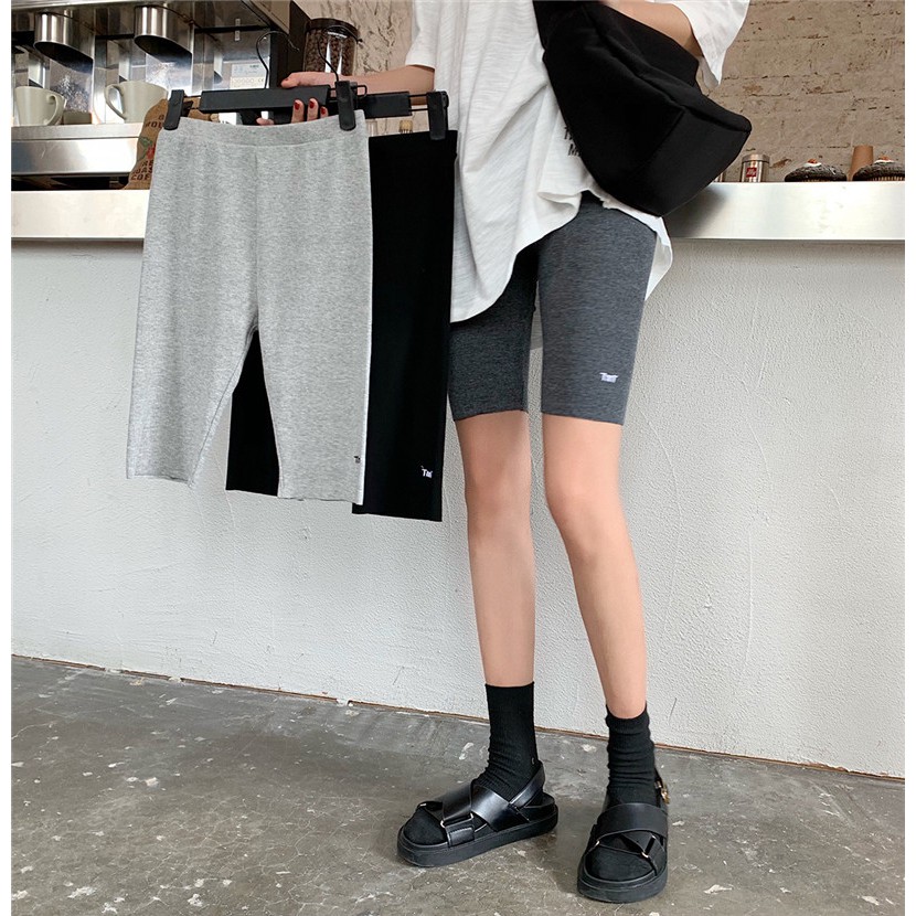 Quần legging thể thao năng động thời trang 126140Quần short Skinny chất liệu co giãn phong cách vintage | BigBuy360 - bigbuy360.vn