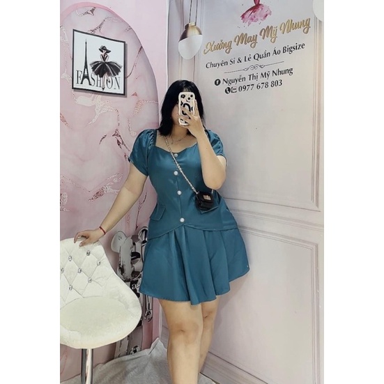 Sét chân váy xoè Bigsize 67kg đến 95kg(sét cotton lạnh)