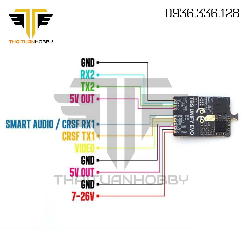 Mạch Phát Hình Tbs Unify Evo 5.8ghz 800mw