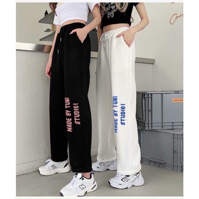 Quần Nỉ Ống Xuông MADE BYTUNI Kèm Ảnh Thật