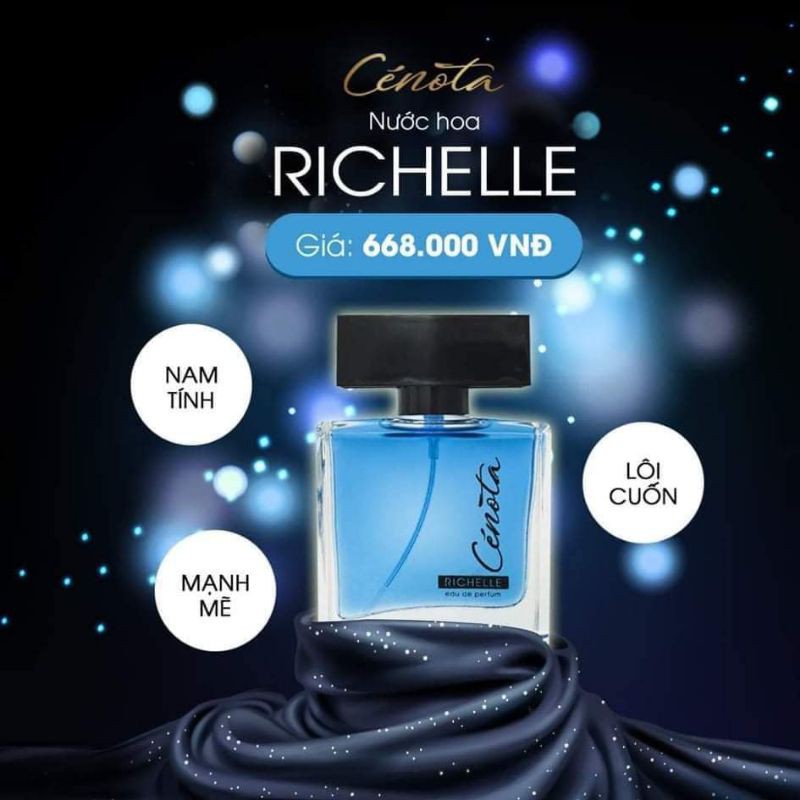 Nước Hoa Nam Richelle Cénota 50ml