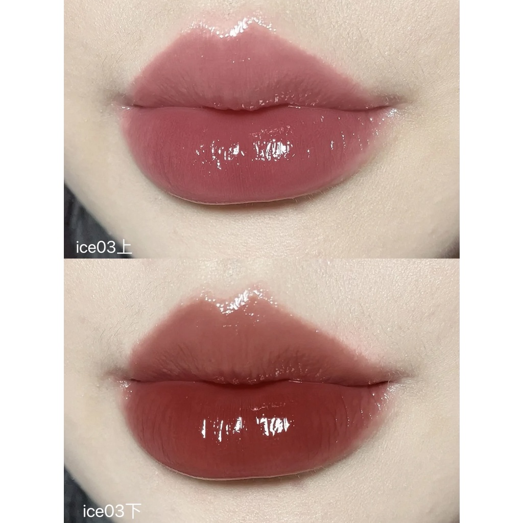 Son Môi Hai Đầu HERORANGE Màu Nhũ Kim Tuyến Hiệu Ứng Gương Hiệu