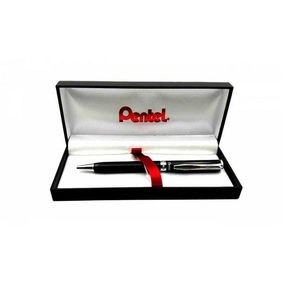 Bút Ký Thân Kim Loại Cao Cấp Nét 0.8mm Thiết Kế Dạng Vặn Pentel B811- Các Màu Vỏ, Có Hộp