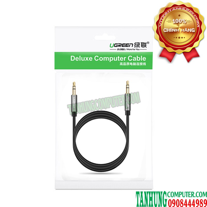 Dây Audio 3.5mm dài 2M Cao Cấp Ugreen 10735 chính hãng