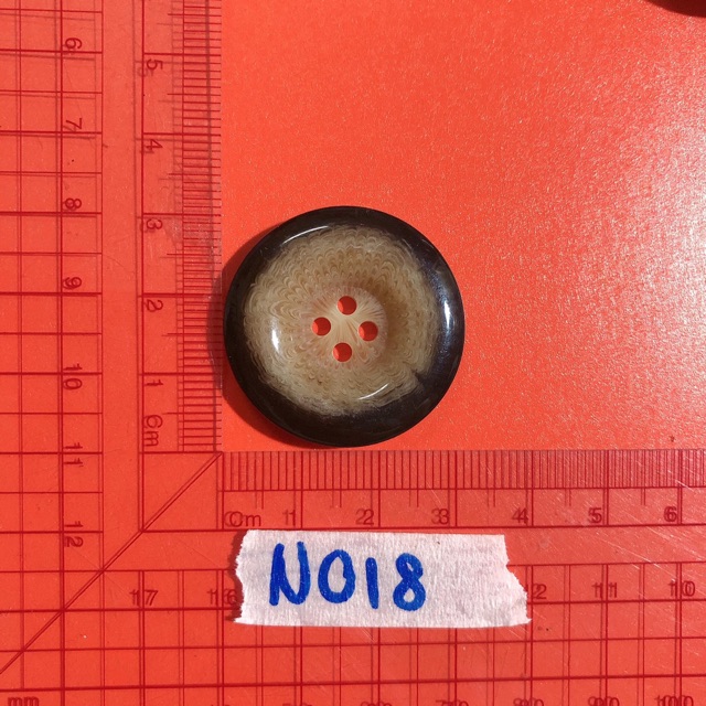 Combo 5 cúc áo,khuy áo,nút áo nâu đen loang màu N016-N019