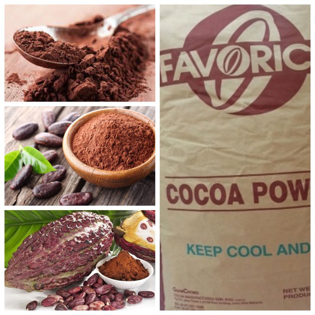 Bột cacao nguyên chất không đường Indonesia 100g