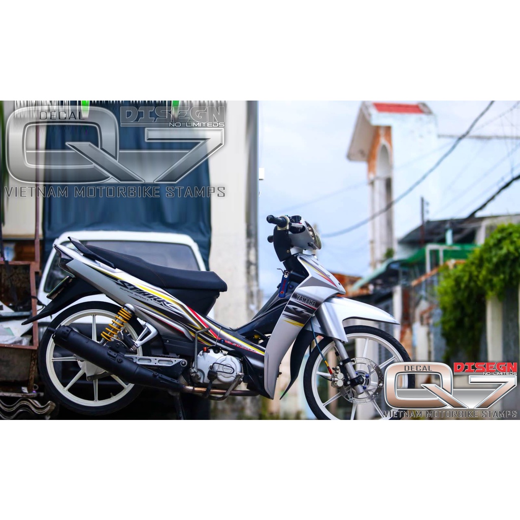 Tem Rời Sirius 110 bạc đen