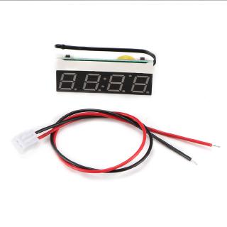 CHINK Mini Car Digital Clock Thermometer Voltmeter 3 IN 1 Meter LED Display