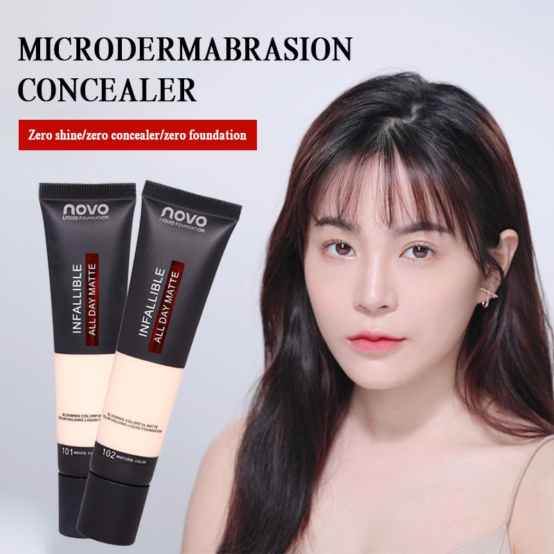 [Hàng mới về] Kem Nền Novo 4 Màu Dạng Lỏng Che Khuyết Điểm Tạo Khối | BigBuy360 - bigbuy360.vn