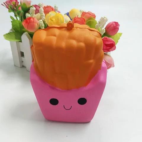 ĐỒ CHƠI MÀU HỒNG SQUISHY KHOAI TÂY CHIÊN bỏ sỉ