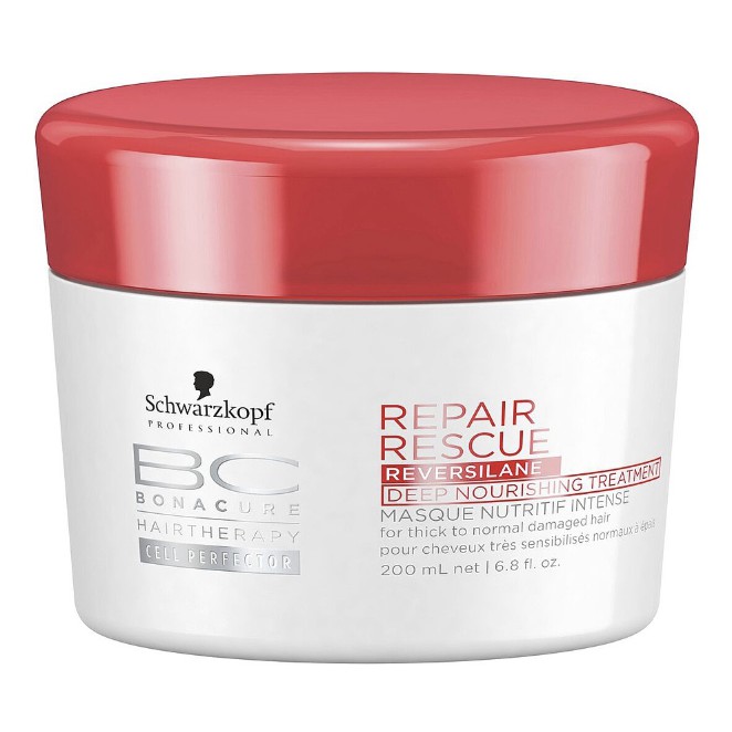 Hấp Phục Hồi Tóc Hư Tổn Nặng BC Repair Rescue Deep Nourishing Treatment Schwarzkopf 200ml