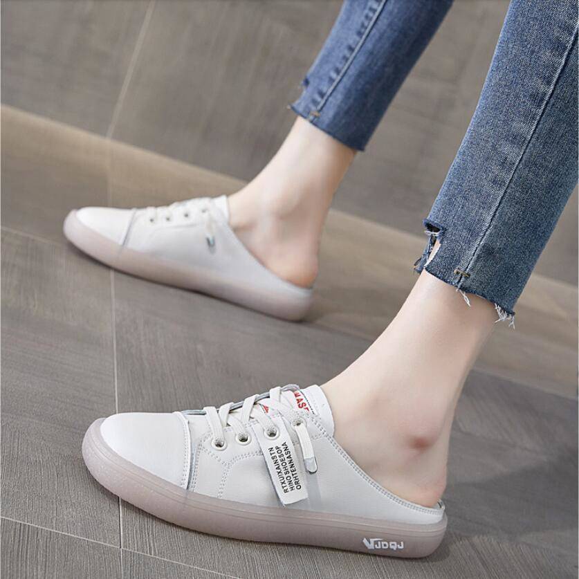 Dép nữ Dép Bít Mũi Chất Liệu Da Mềm Thời Trang Mùa Hè
