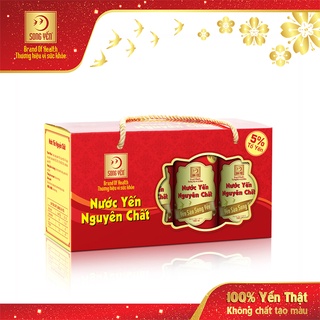 Nước Yến Nguyên Chất Song Yến 5% - Hộp 8 Lon