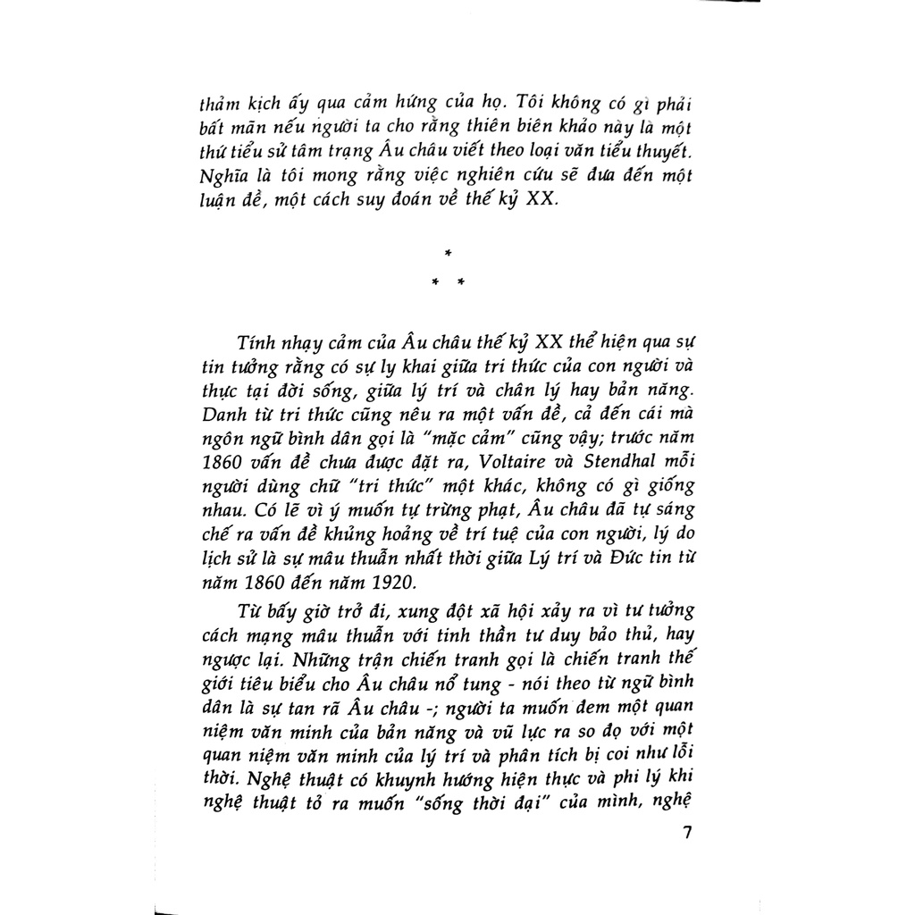 Sách -Cuộc Phiêu Lưu Tư Tưởng Văn Học Châu Âu Thế Kỷ XX (1900 - 1959) (R.M.Alberes , Vũ Đình Lưu- Văn Lang)