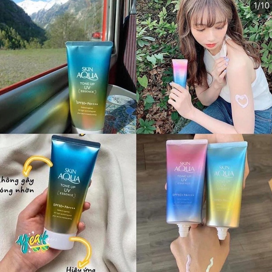 Kem Chống Nắng Skin Aqua Tone Up UV Essence SPF 50+ PA++++ 80gr