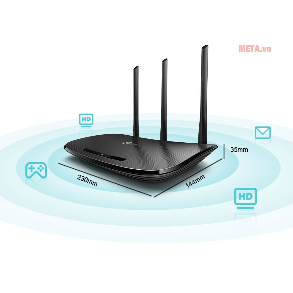 Thiết bị phát Router wifi TP-link TL-WR940N - CAM KẾT CHÍNH HÃNG