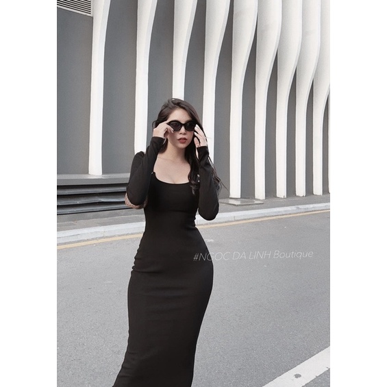 SÉT VÁY BODY &amp; ÁO KHOÁC NGOÀI CHẤT TĂM HÀN DÀY DẶN MS20014