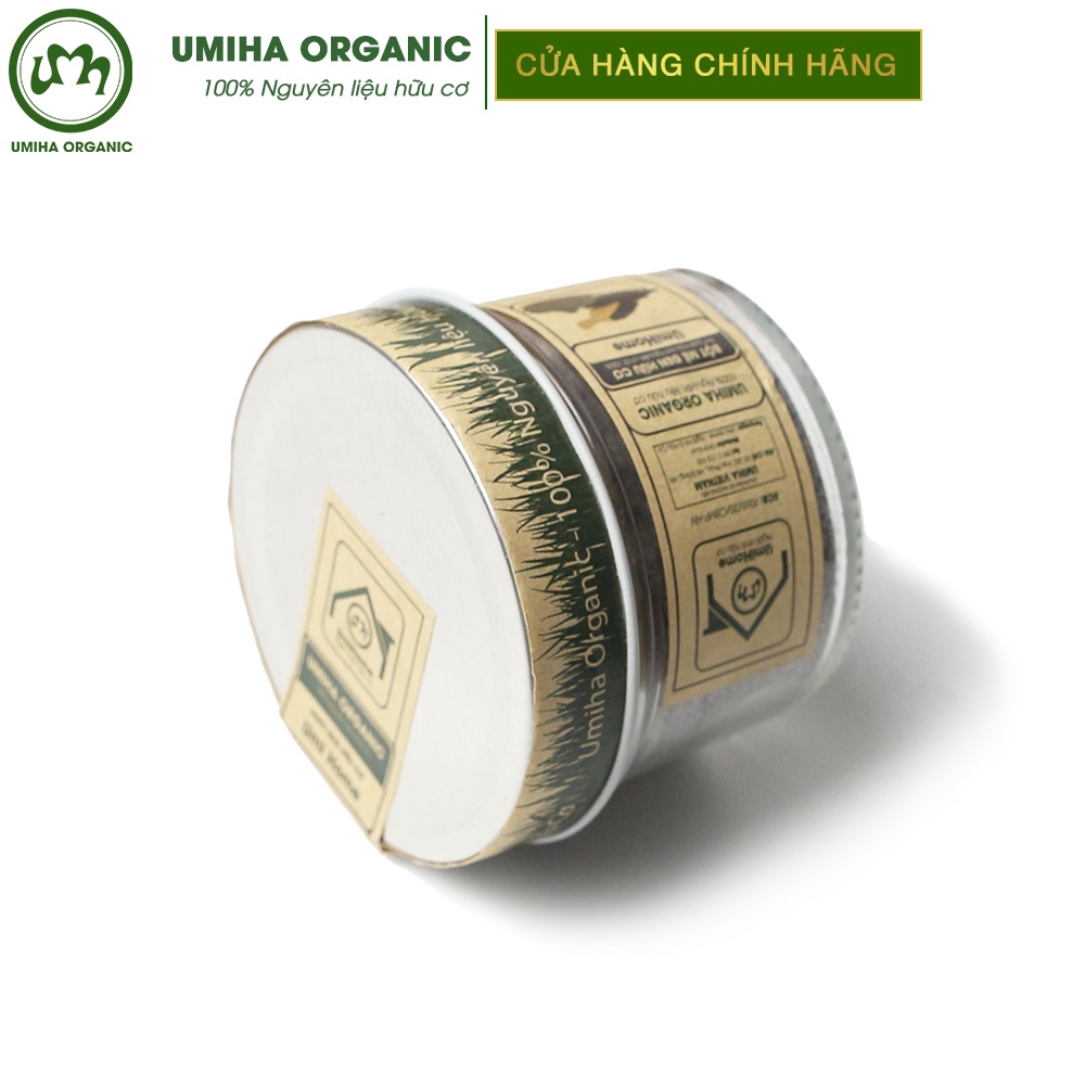 Bột Mè Đen đắp mặt nạ hữu cơ UMIHOME nguyên chất | Black sesame powder 100% Organic 135G