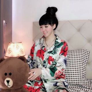 Bộ pijama satin lụa cát mới