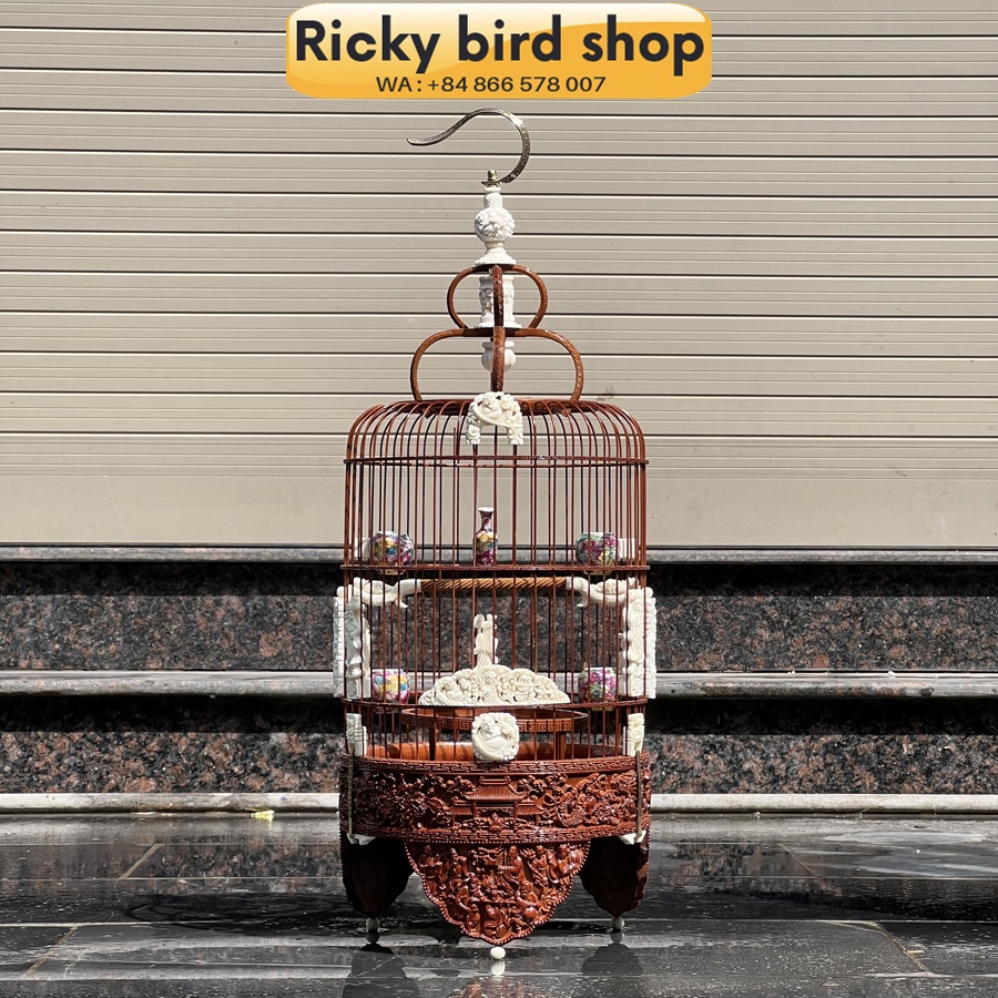 Puteh bird cage - Eight immortal design - P1689