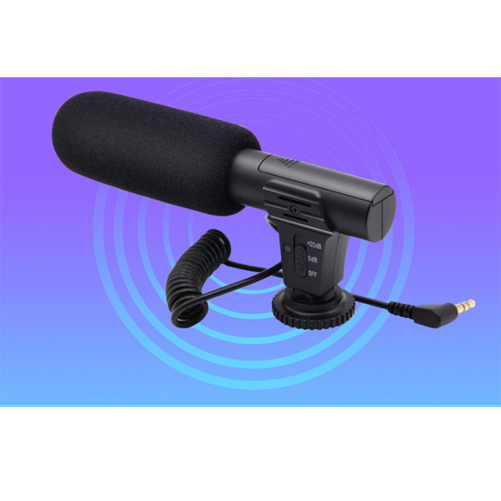 MICRO THU ÂM CHUYÊN NGHIỆP DÀNH CHO MÁY ẢNH  MIC-01