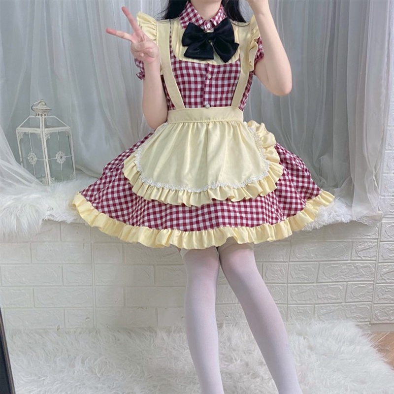 Mới Đầm Lolita Hóa Trang Cô Hầu Gái Xinh Xắn Cho Bé Gái