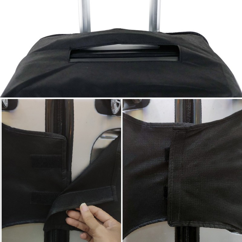 [Mã LT50 giảm 50k đơn 250k] Áo trùm vali TRIP vải không dệt màu đen