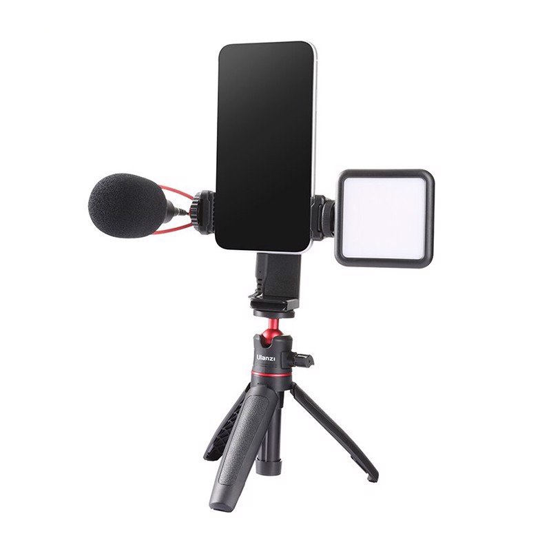 Ulanzi ST-22 - Kẹp Điện Thoại Xoay 360°, Lật Sau 180°, Hỗ Trợ 2 Ngàm Mở Rộng