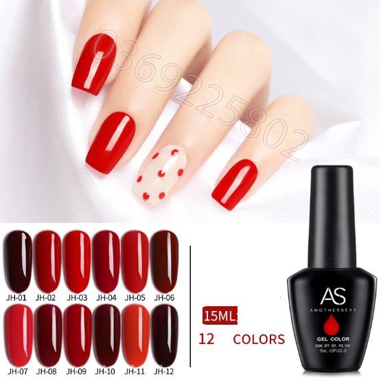 [Mã COSHOT11 giảm 10% đơn 350K] Sơn gel AS đỏ , Maratasa red JH