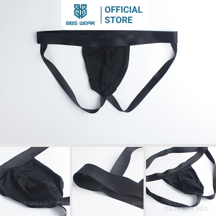 Jockstrap BBS WEAR cho nam quần sịp lụa băng nâng mông sexy (QJ816)