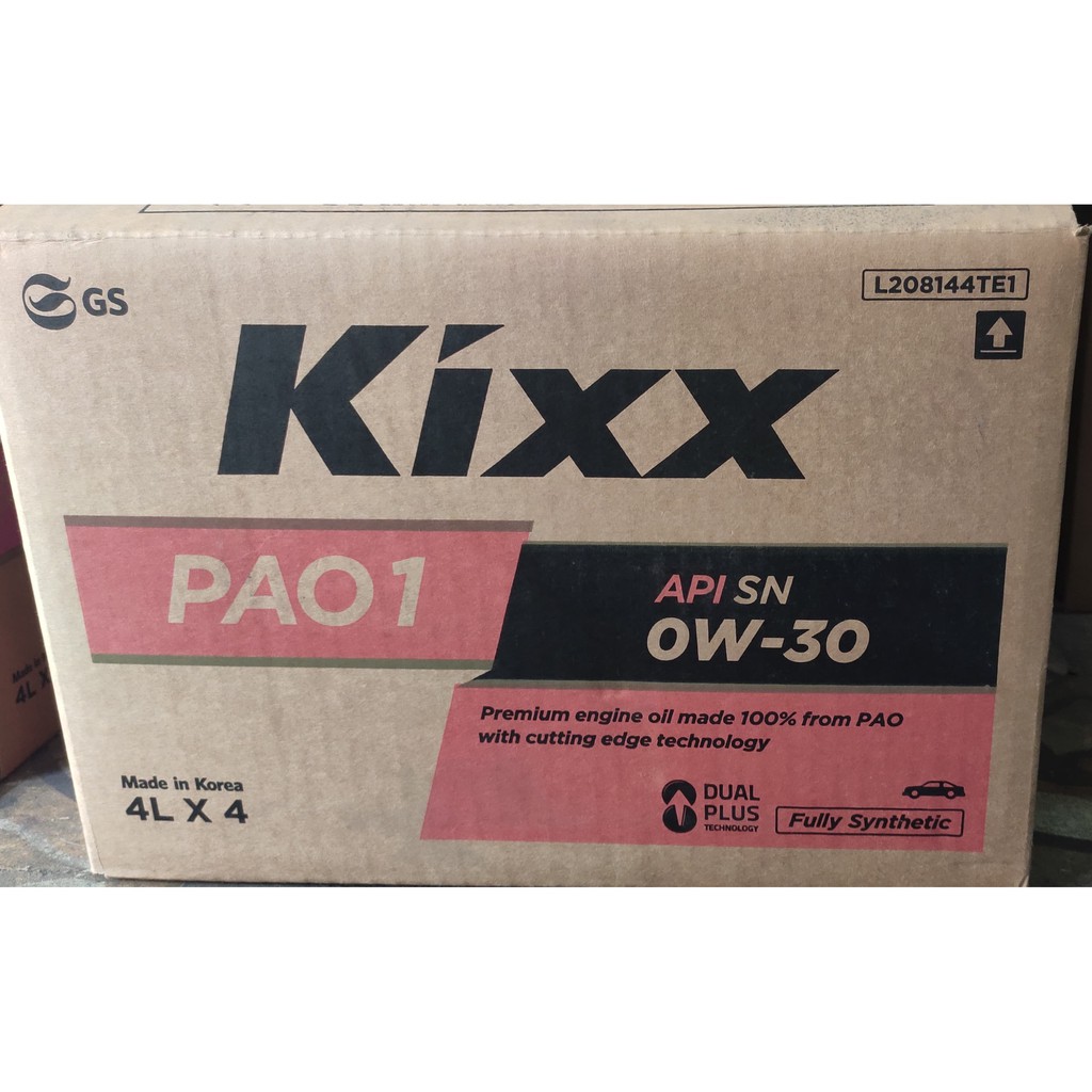 NHỚT KIXX PAO 1- 0W30 API SN- 4L