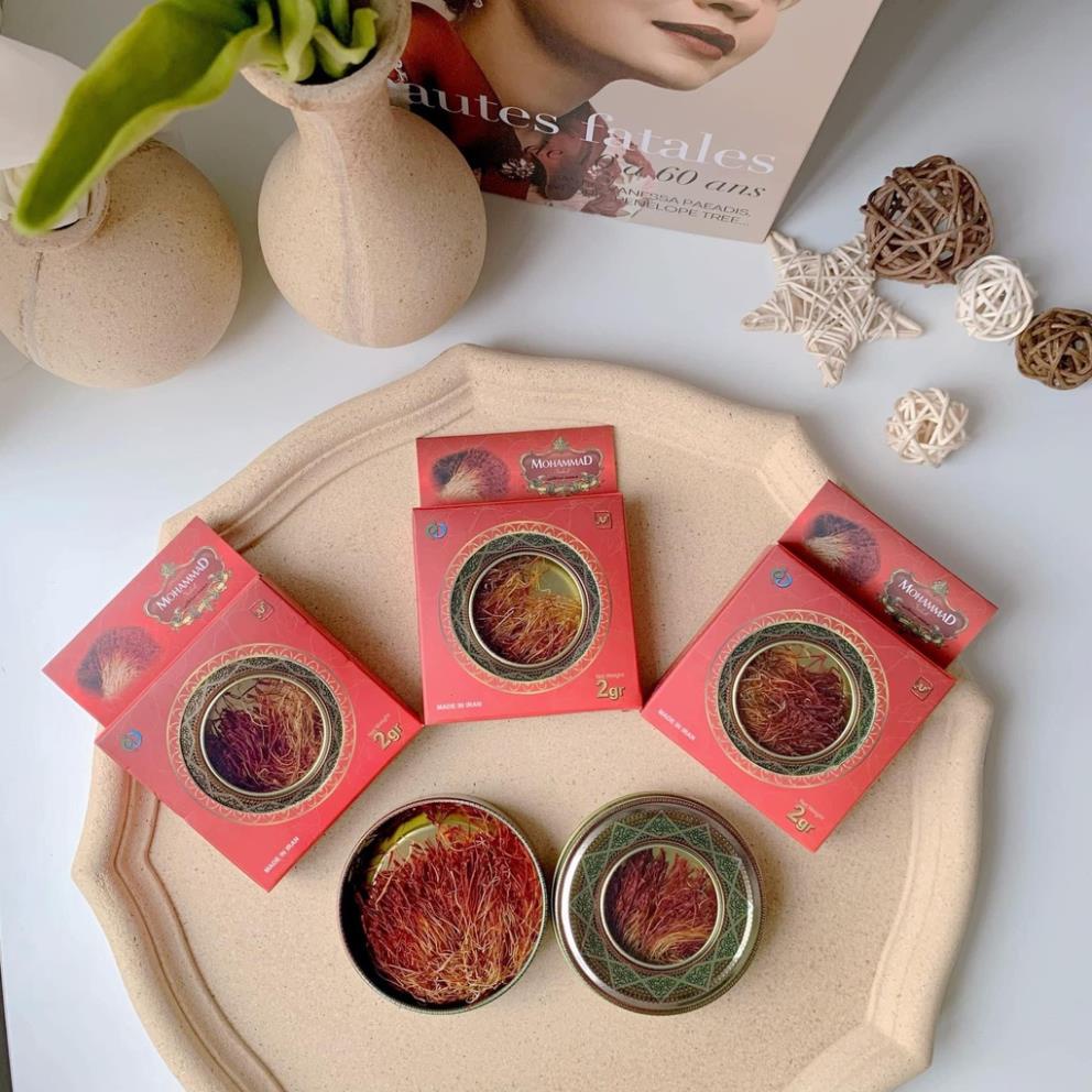 Chính hãng  Nhuỵ hoa nghệ tây saffron Mohamad nguyên bản 2g - XUKA.cosmetics