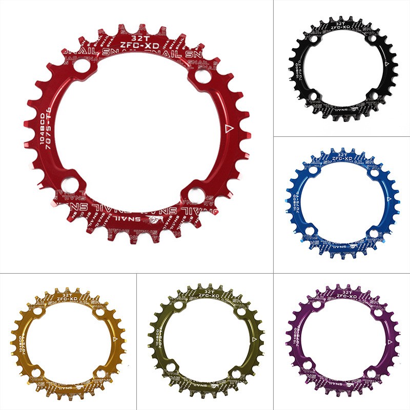 Narrow Wide Chainring Mountain Bike 104BCD 32T 34T 36T 38T 40T Crankset Tooth Plate Parts