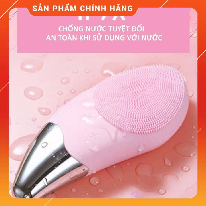 Máy Rửa Mặt Chính Hãng SONIC 3 trong 1 - Máy rửa mặt sóng siêu âm mới nhất 2020, đẩy lùi nếp nhăn hiệu quả