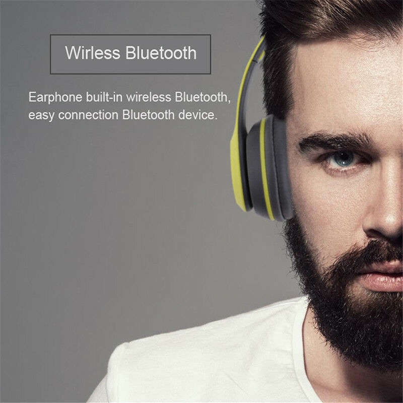 Tai Nghe Bluetooth Không Dây Kèm Mic Hỗ Trợ Thẻ Nhớ SD / TF Cho Iphone PC Điện Thoại