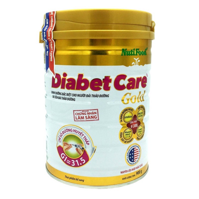 Sữa bột Diabetcare Gold 900g dành cho người tiểu đường