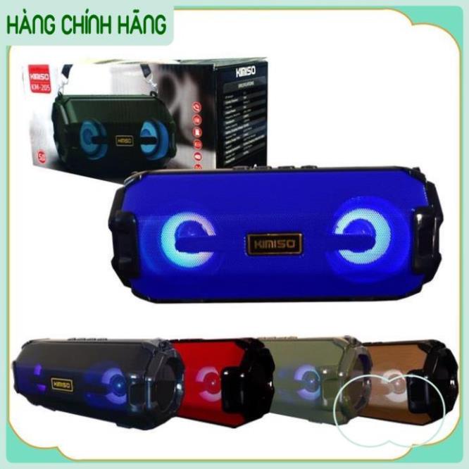 Loa Bluetooth mini Kimiso KMS-205, Loa Cầm Tay bass chuẩn cho laptop pc Cao Cấp BH 12 tháng