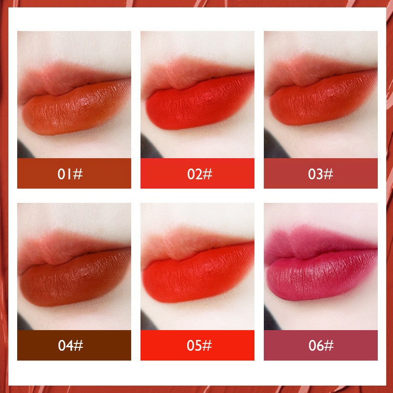 (Hàng Mới Về) Thỏi Son Lì Chống Thấm Nước Lâu Trôi 6 Màu Tùy Chọn | BigBuy360 - bigbuy360.vn