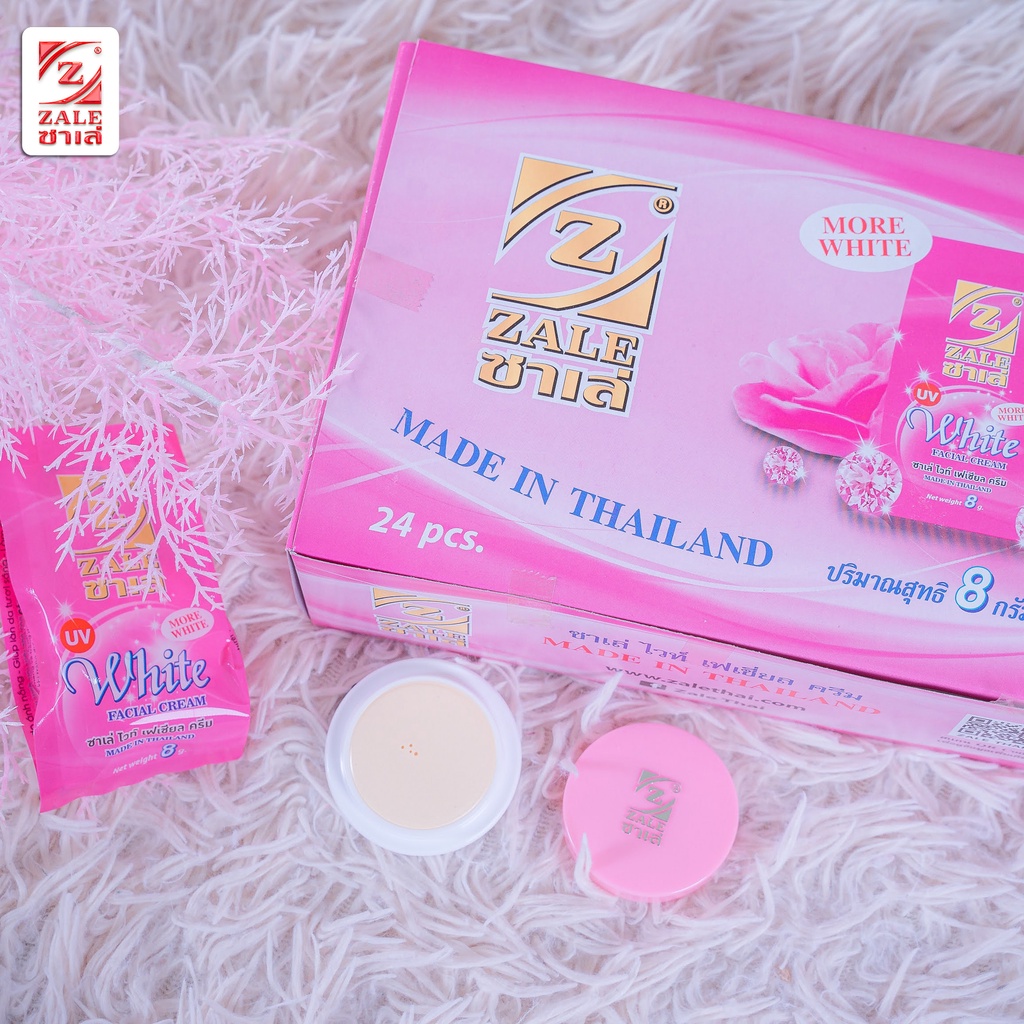 3 Hủ Kem Dưỡng Trắng Da ZALE HỒNG NGỌC TRAI 8g