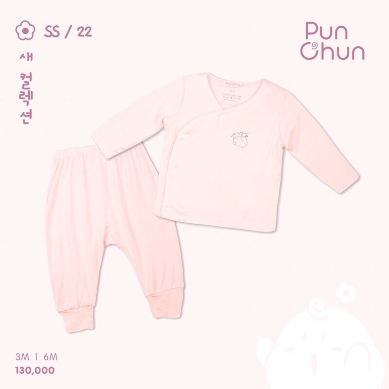 Chang! Bộ quần áo dài tay cài chéo quần dài cho các bé sơ sinh chất liệu coton mềm mịn!